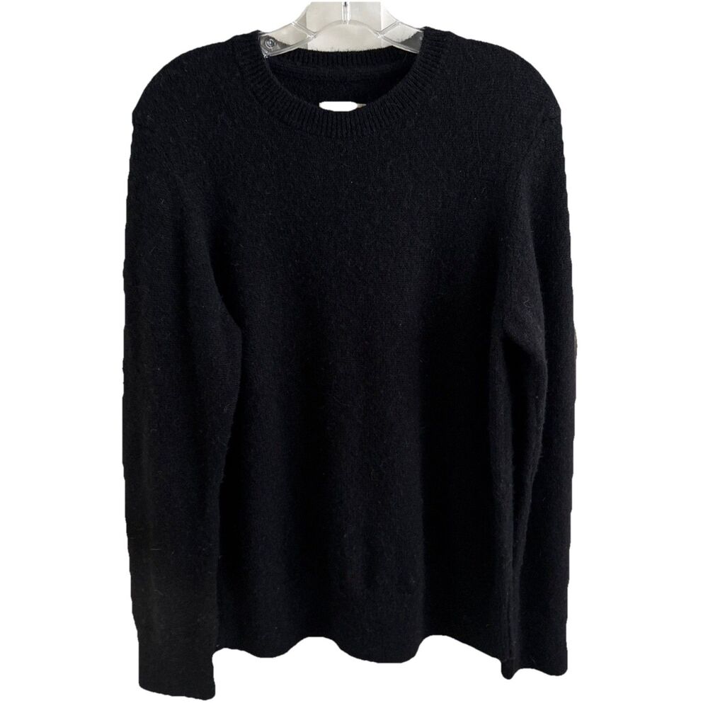 VGUC Nudie Jeans Black Crewneck Wool Alpaca Knit Sweater Men's Size S
